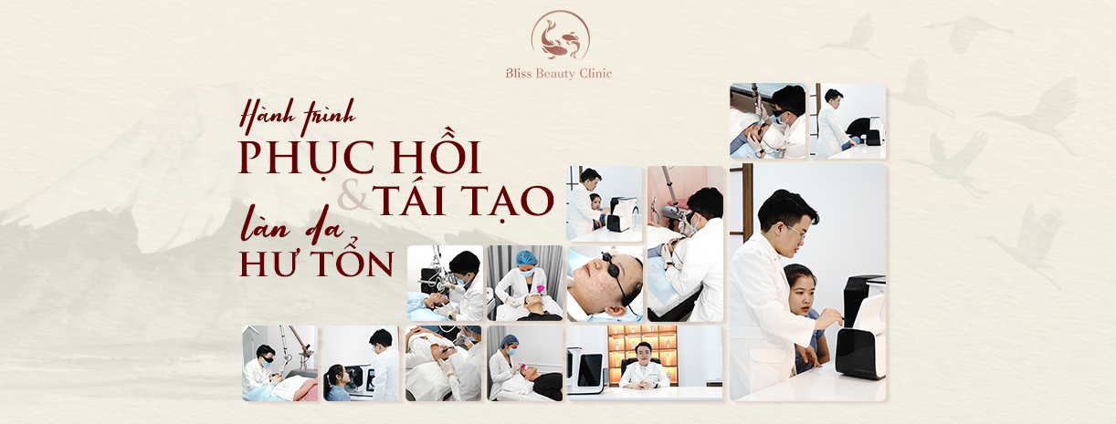 Phòng khám Bliss Beauty Clinic chuyên tái tạo và phục hồi
