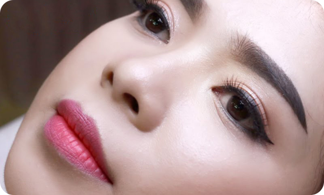Chân mày makeup