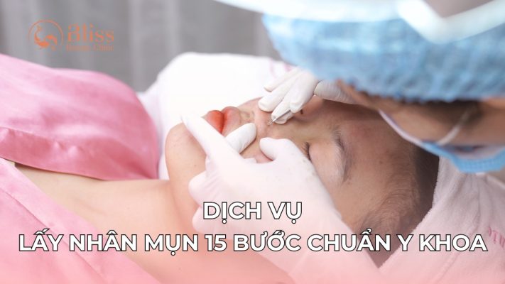 lấy nhân mụn 15 bước chuẩn y khoa
