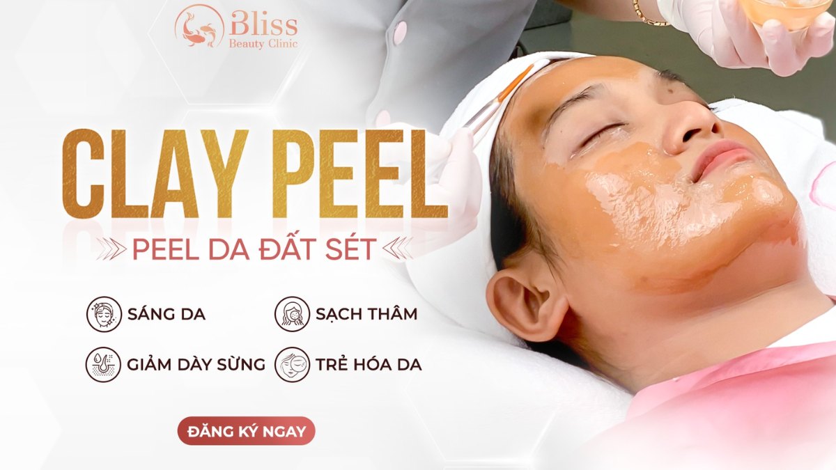 Peel da đất sét Clay Peel trắng sáng da