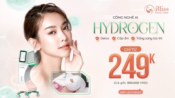 chăm sóc da mụn hydrogen