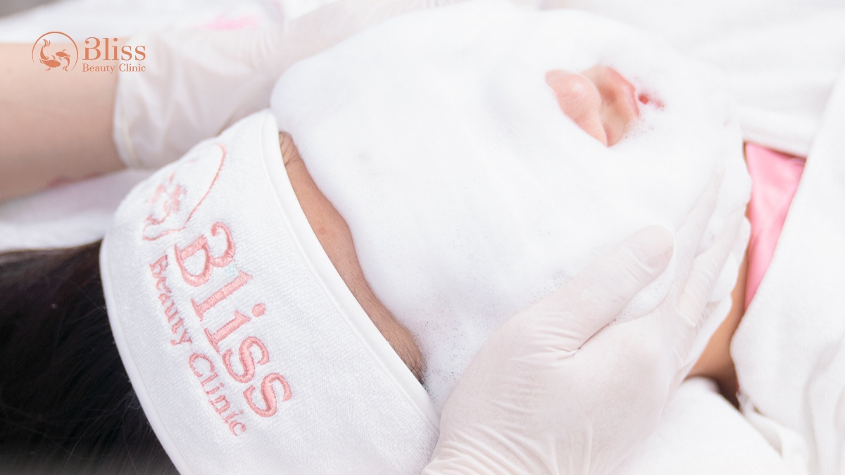 công nghệ tạo bọt tĩnh Hydrogen sáng da mờ thâm nám