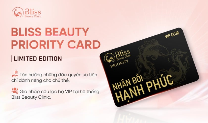 thẻ khách hàng ưu tiên bliss priority card