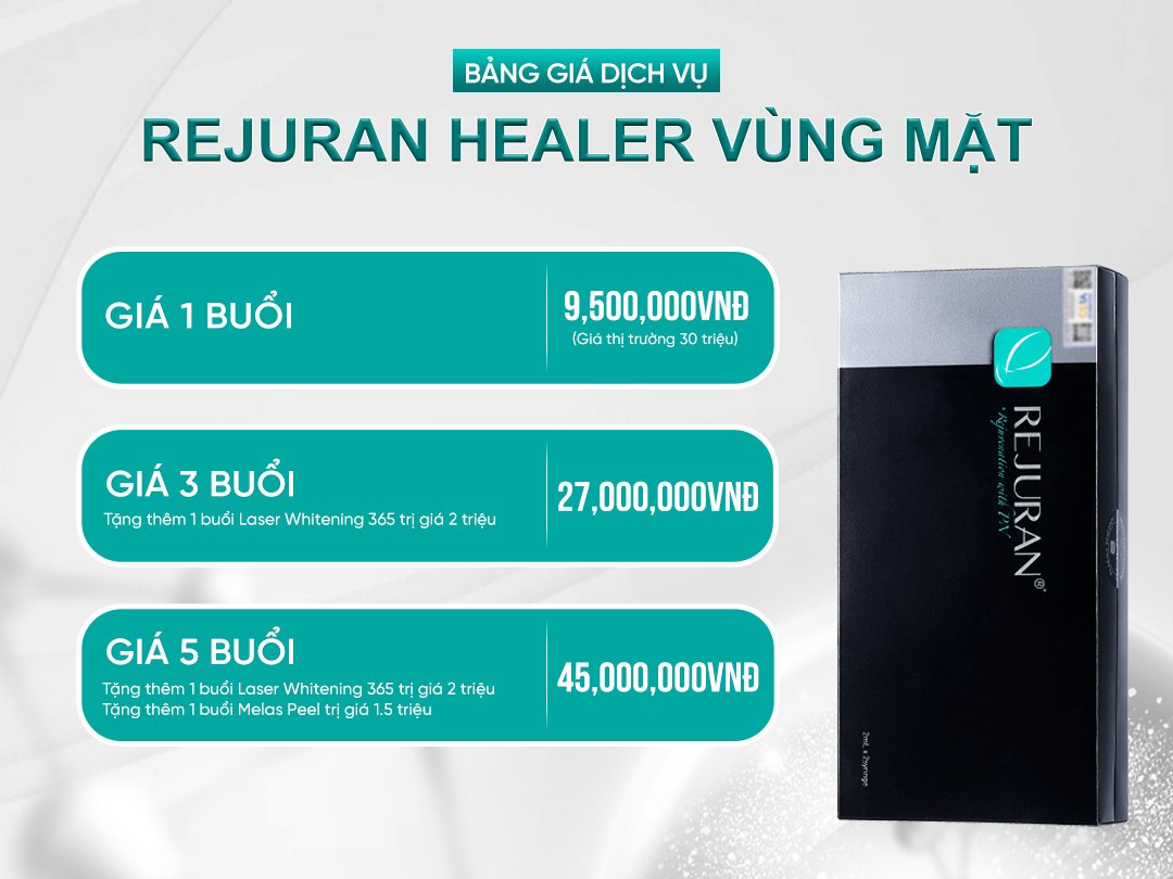 giá liệu trình meso rejuran