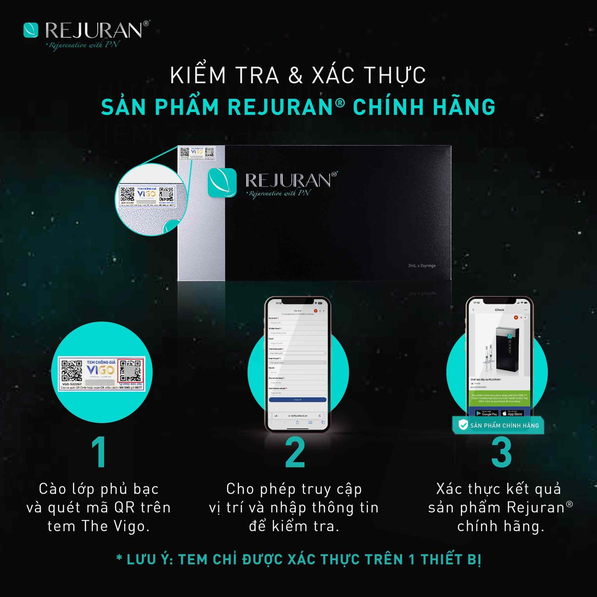 kiểm tra sản phẩm rejuran