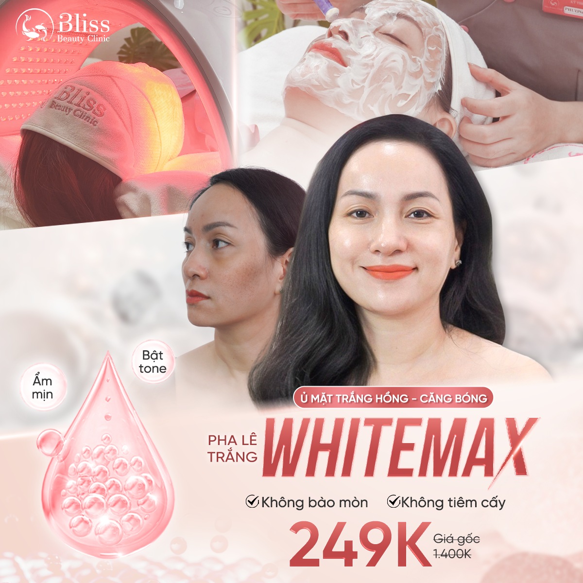 combo chăm sóc da mùa mưa whitemax